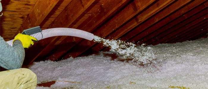 Professional attic insulation installation